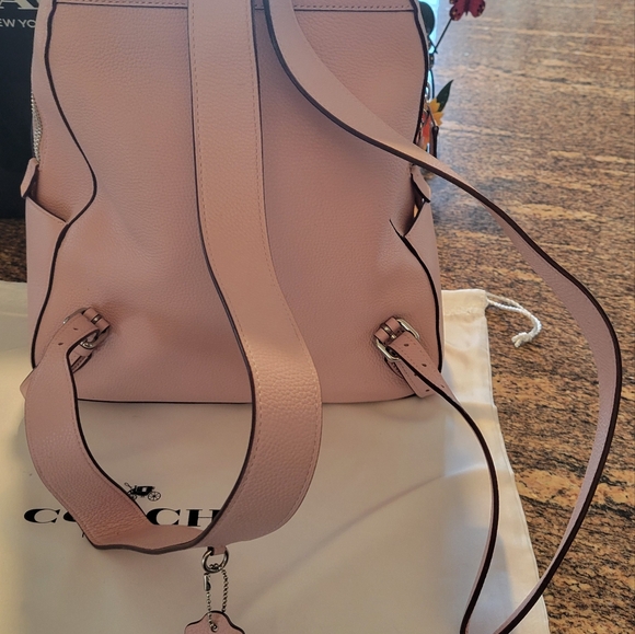 Coach Pink Backpack - Picture 3 of 9